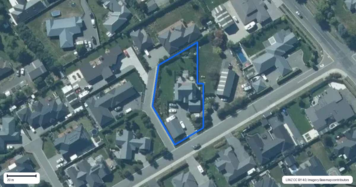 Property context map for 8 Riverstone Drive, Rolleston