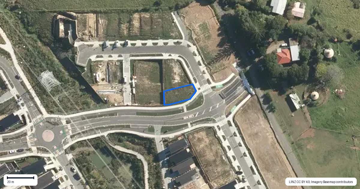 Property context map for 1 Kotiu Place, Massey, Auckland
