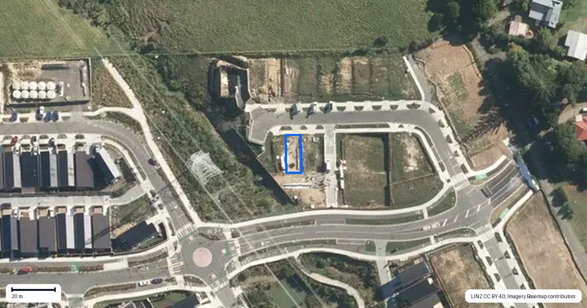 Property context map for 11 Kotiu Place, Massey, Auckland
