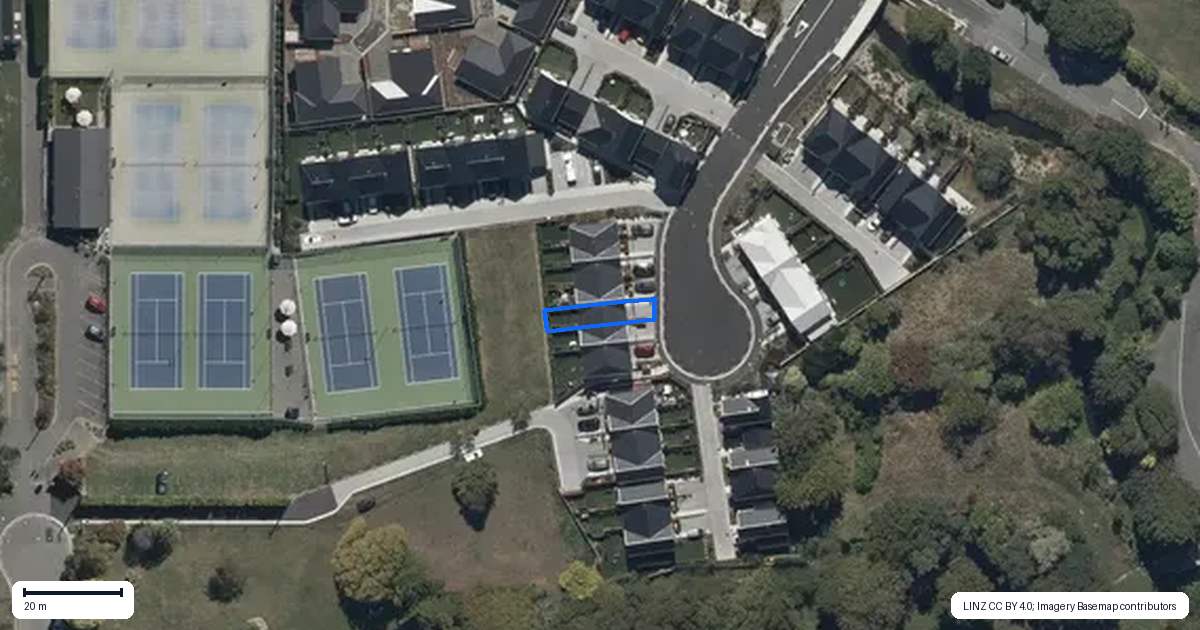 Property context map for 5/12 Matata Place, Dallington, Christchurch