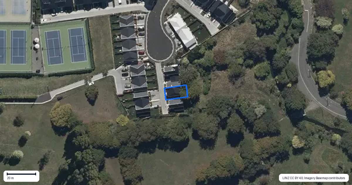 Property context map for 3/7 Matata Place, Dallington, Christchurch