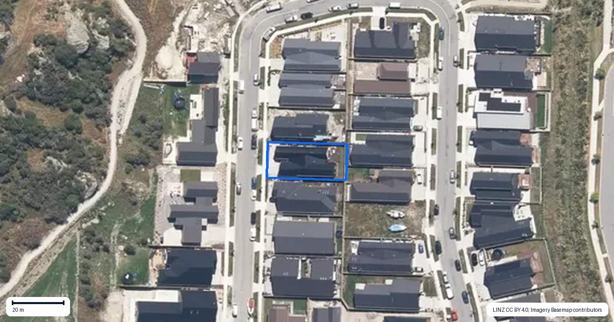 Property context map for 20 Kernel Loop, Jacks Point, Queenstown