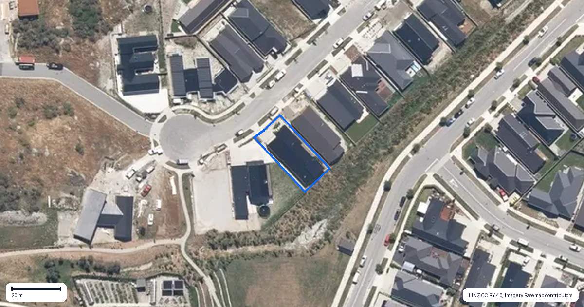 Property context map for 27 Grain Close, Jacks Point, Queenstown