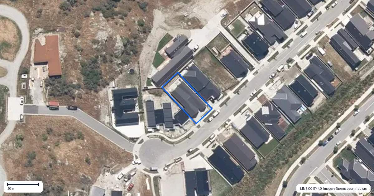 Property context map for 32 Grain Close, Jacks Point, Queenstown