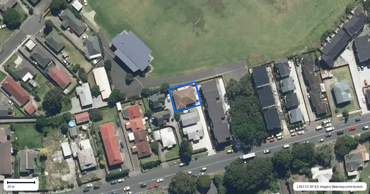 Property context map for 57B Mangere Road, Otahuhu, Auckland