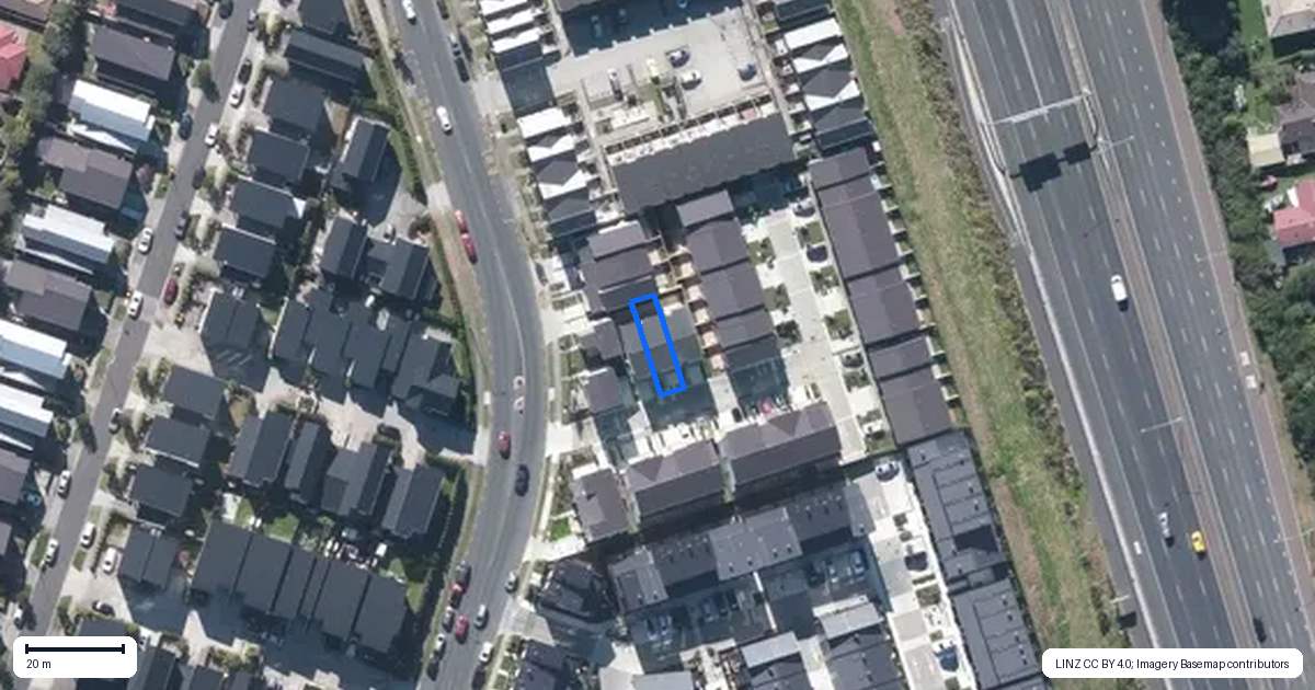 Property context map for 6 Dotterel Place, Westgate, Auckland