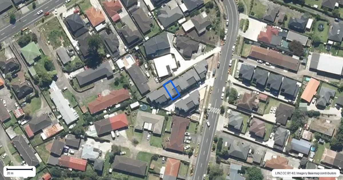 Property context map for 5/39 Wintere Road, Papatoetoe, Auckland