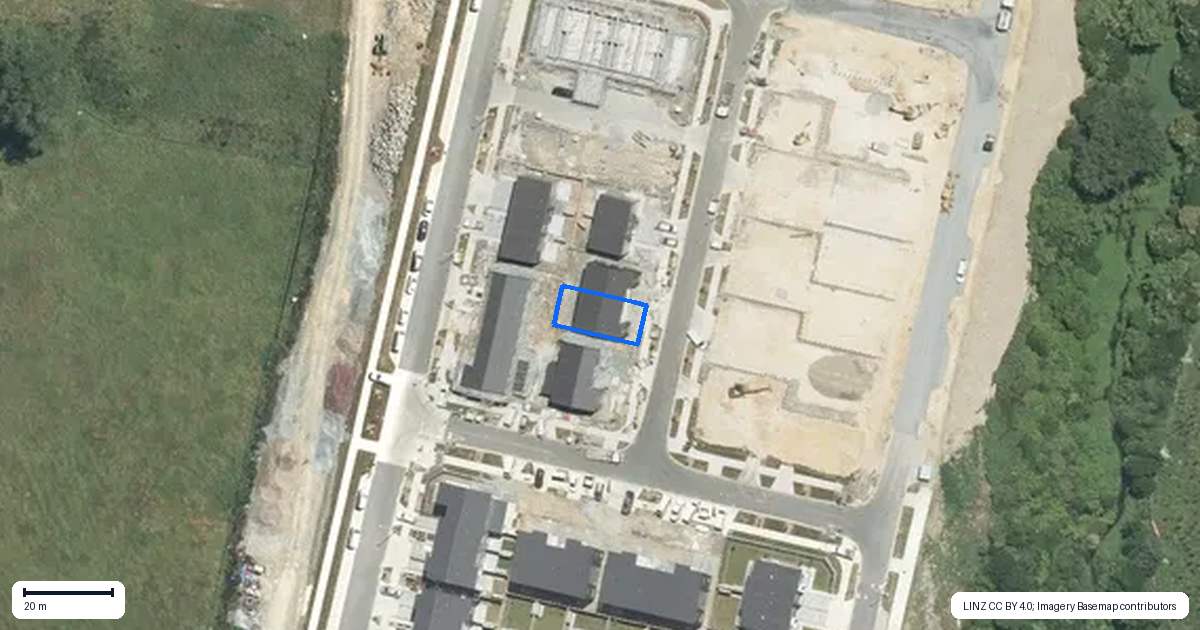 Property context map for 6 Huru Road, Flat Bush, Auckland