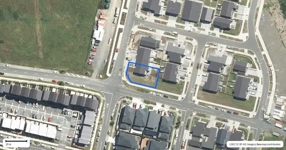 Property context map for 1 Nga Pona Toru Road, Flat Bush, Auckland