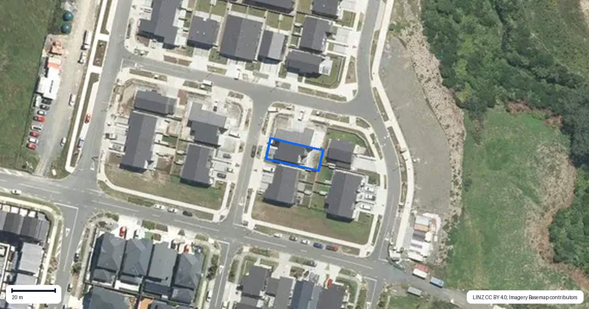 Property context map for 7 Renga Renga Road, Flat Bush, Auckland