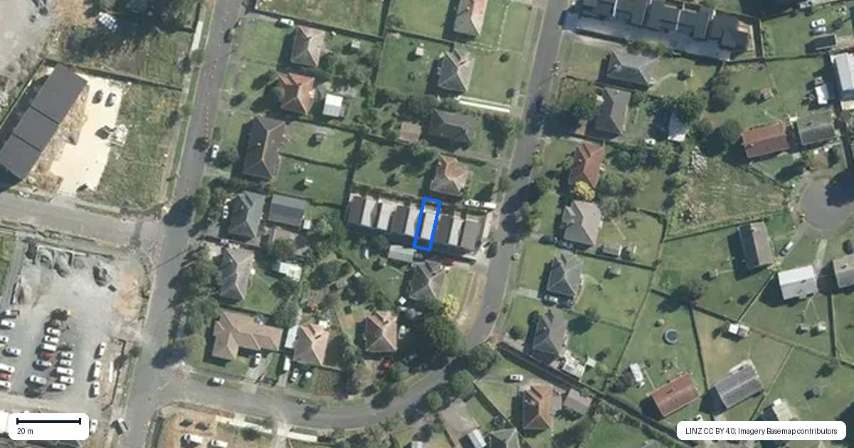Property context map for 4/10 Evandale Street, Glen Innes, Auckland