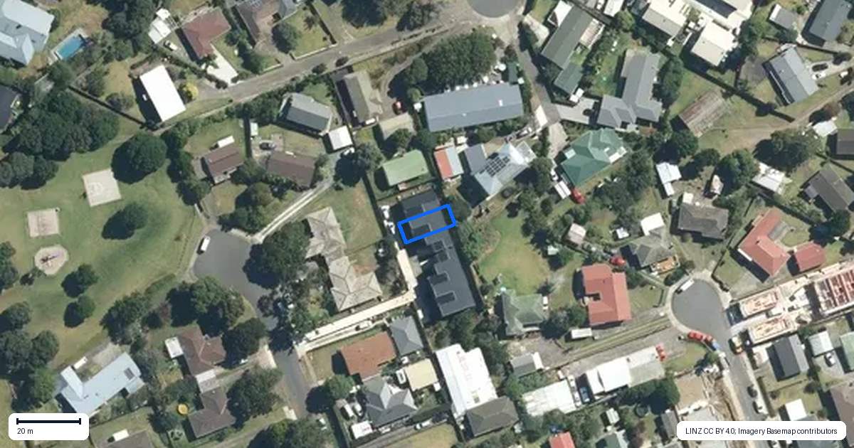 Property context map for 13E Purata Place, Mangere Bridge, Auckland