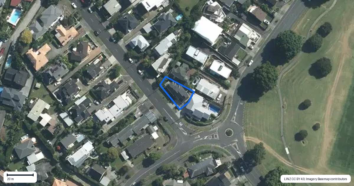 Property context map for 66 Rawhitiroa Road, Kohimarama, Auckland