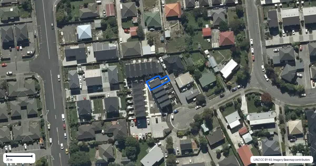 Property context map for 5/8 Tonga Place, Riccarton, Christchurch