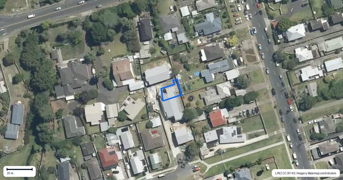 Property context map for 72 Molesworth Place, Mangere, Auckland