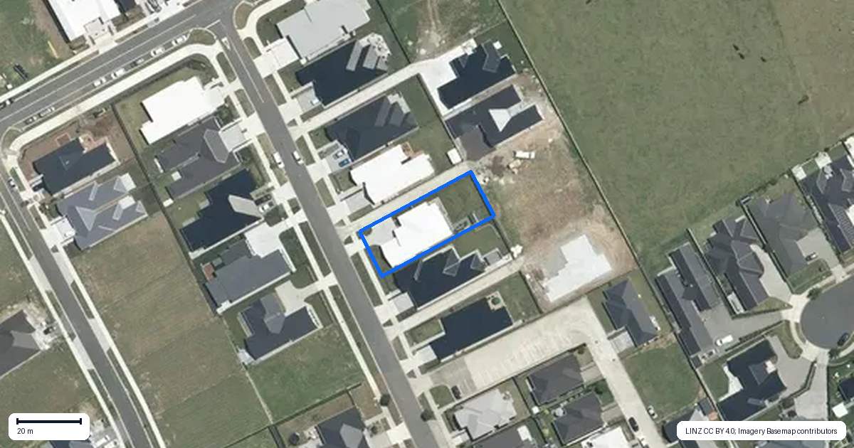 Property context map for 24 Evans Street, Morrinsville