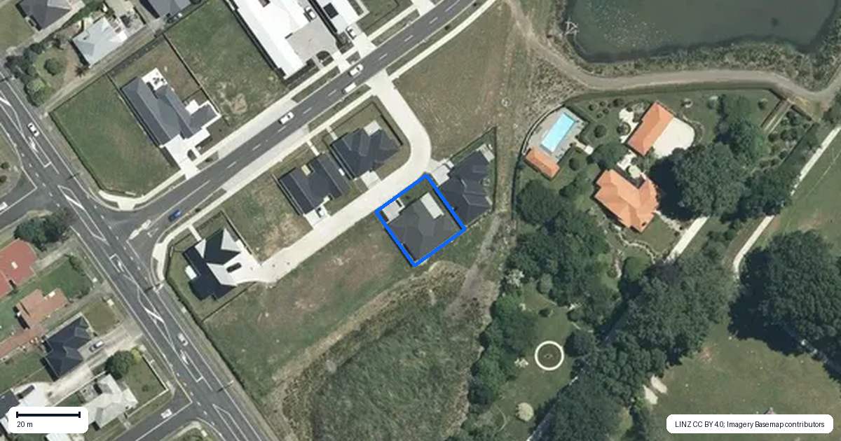 Property context map for 3 Warren Lane, Morrinsville