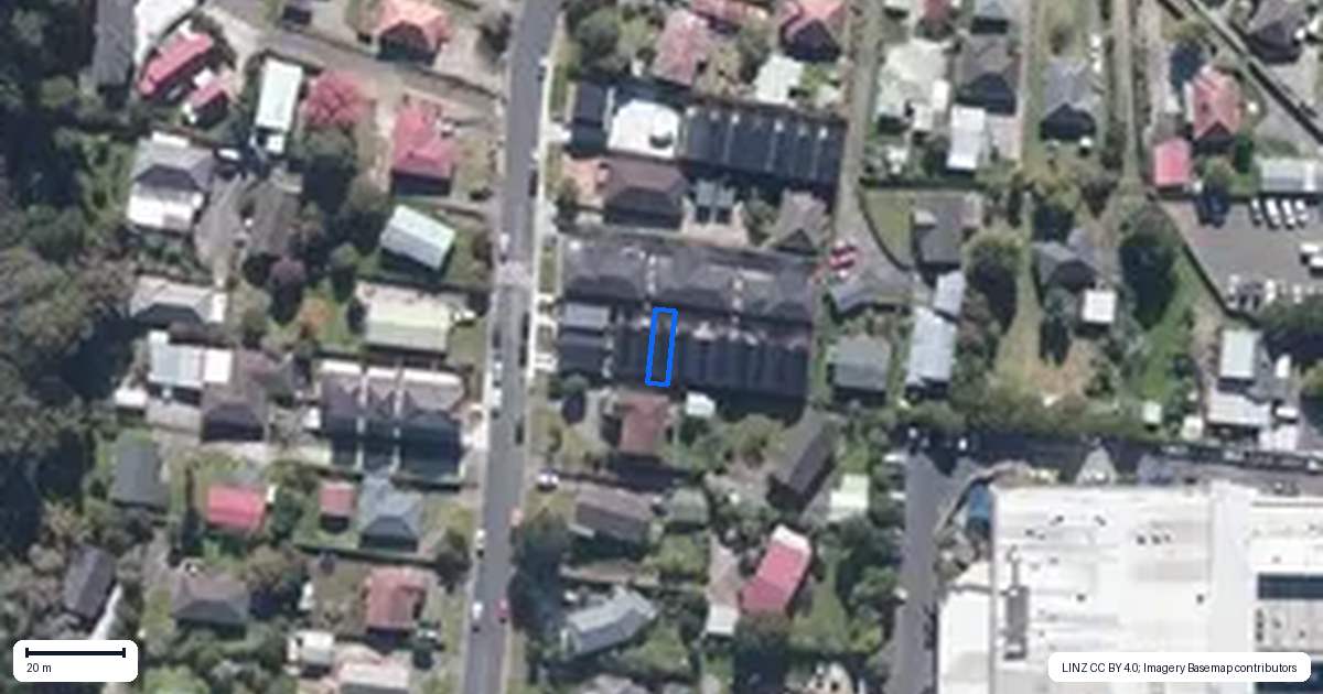 Property context map for 6/23 Tudor Road, Henderson, Auckland