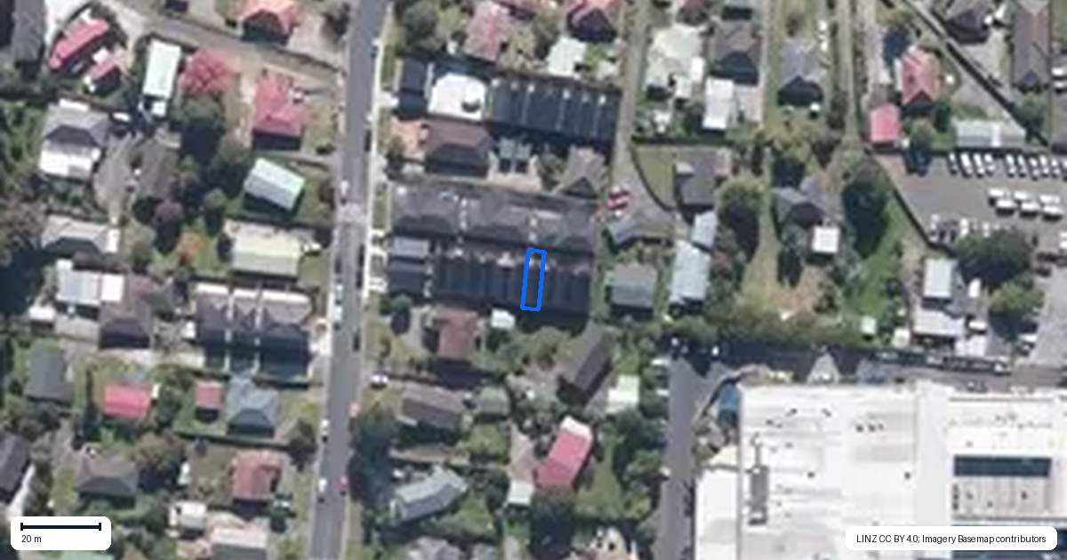 Property context map for 10/23 Tudor Road, Henderson, Auckland