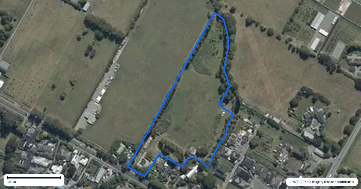 Property context map for 384 Sawyers Arms Road, Harewood, Christchurch