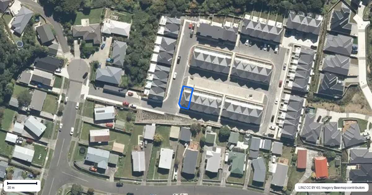 Property context map for 58 Te Ara o Puakawe, Wainuiomata, Lower Hutt