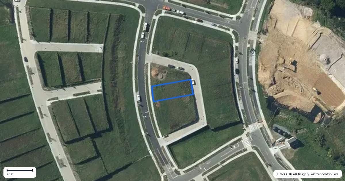 Property context map for 8 Taiao Rise, Warkworth