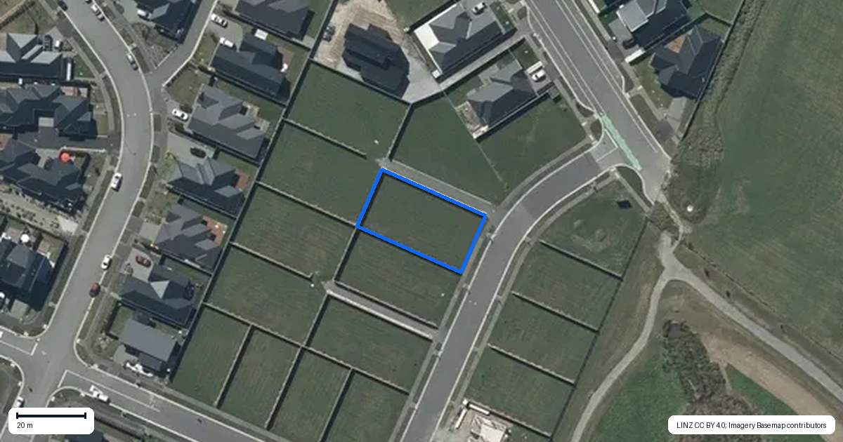 Property context map for 10 Creekside Drive, Halswell, Christchurch
