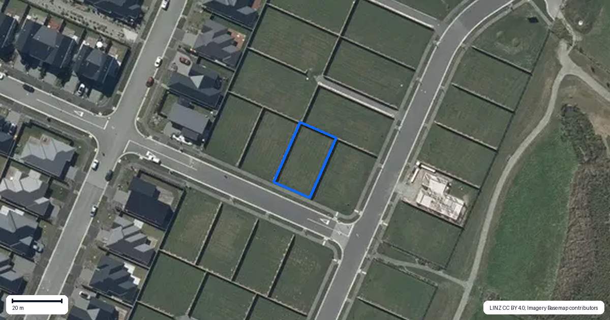 Property context map for 81 Mardyke Street, Halswell, Christchurch