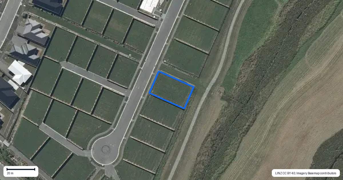 Property context map for 27 Creekside Drive, Halswell, Christchurch