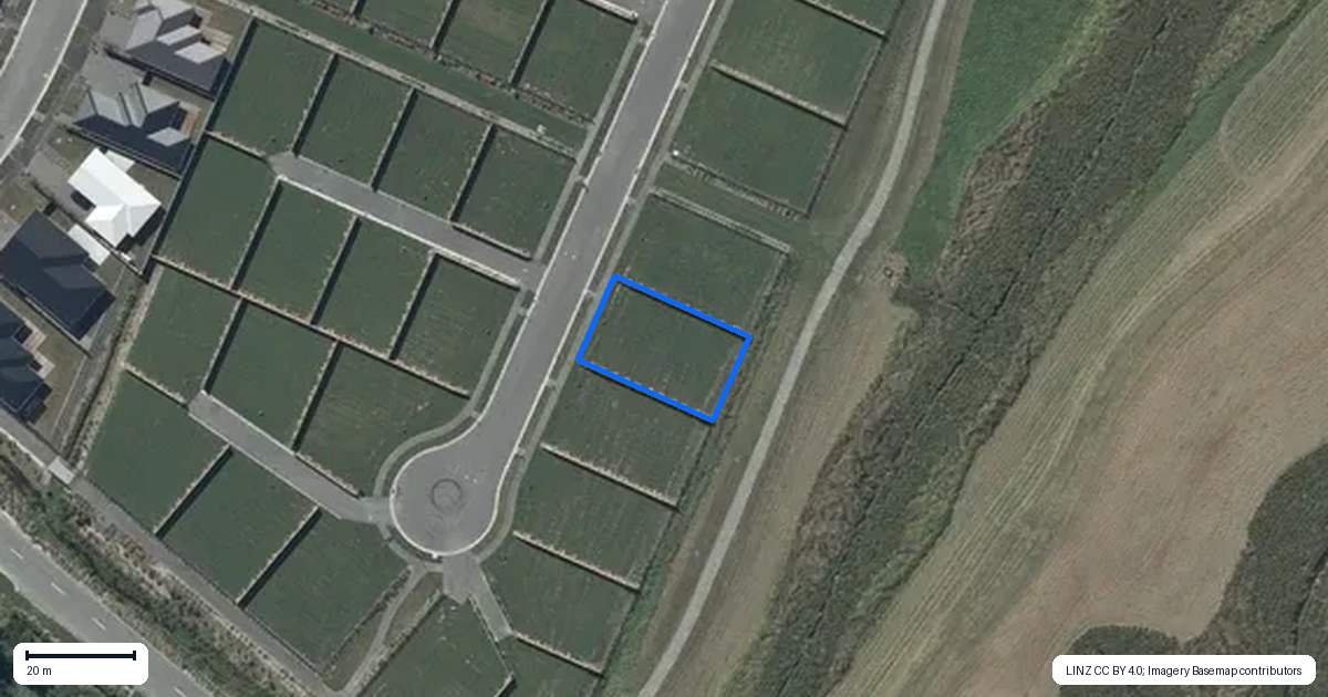 Property context map for 29 Creekside Drive, Halswell, Christchurch