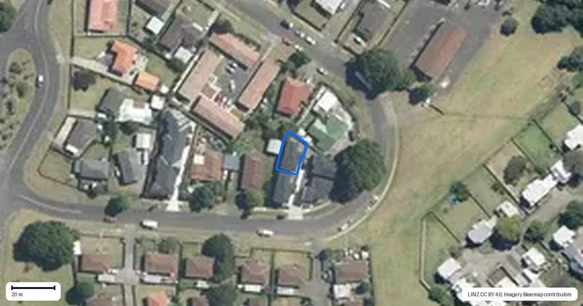 Property context map for 31D Court Town Close, Mangere, Auckland