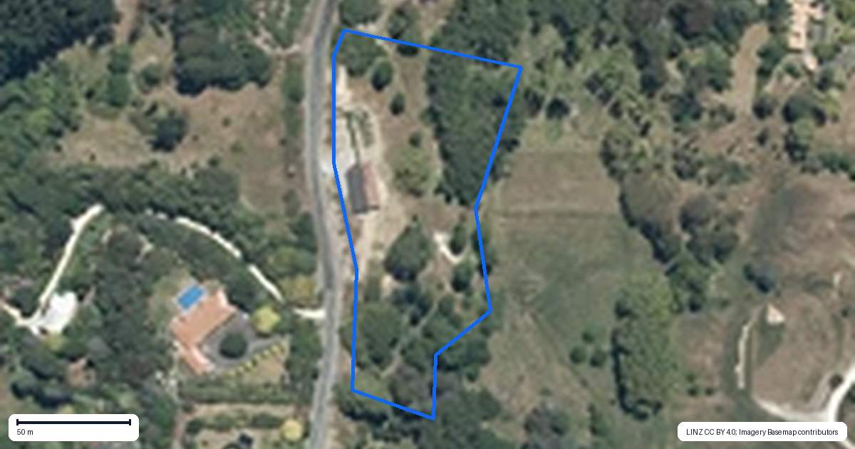 Property context map for 131 Te Mata Peak Road, Havelock North