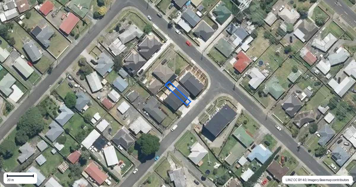 Property context map for 36 Whitley Crescent, Otara, Auckland