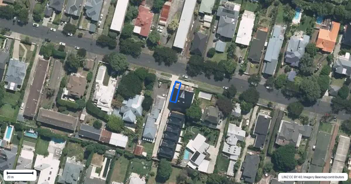 Property context map for 1/20 Fairview Road, Mount Eden, Auckland