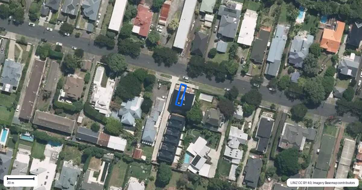 Property context map for 2/20 Fairview Road, Mount Eden, Auckland