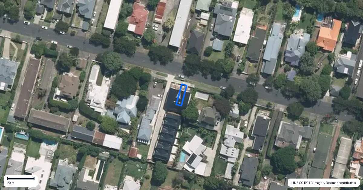 Property context map for 3/20 Fairview Road, Mount Eden, Auckland