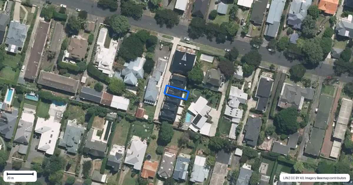 Property context map for 7/20 Fairview Road, Mount Eden, Auckland
