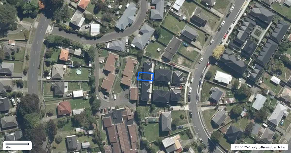 Property context map for 6/15 Biddle Crescent, Taita, Lower Hutt