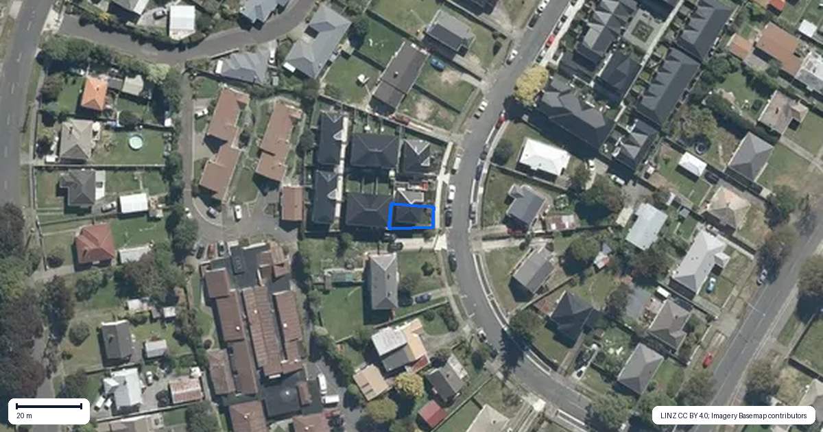 Property context map for 1/13 Biddle Crescent, Taita, Lower Hutt