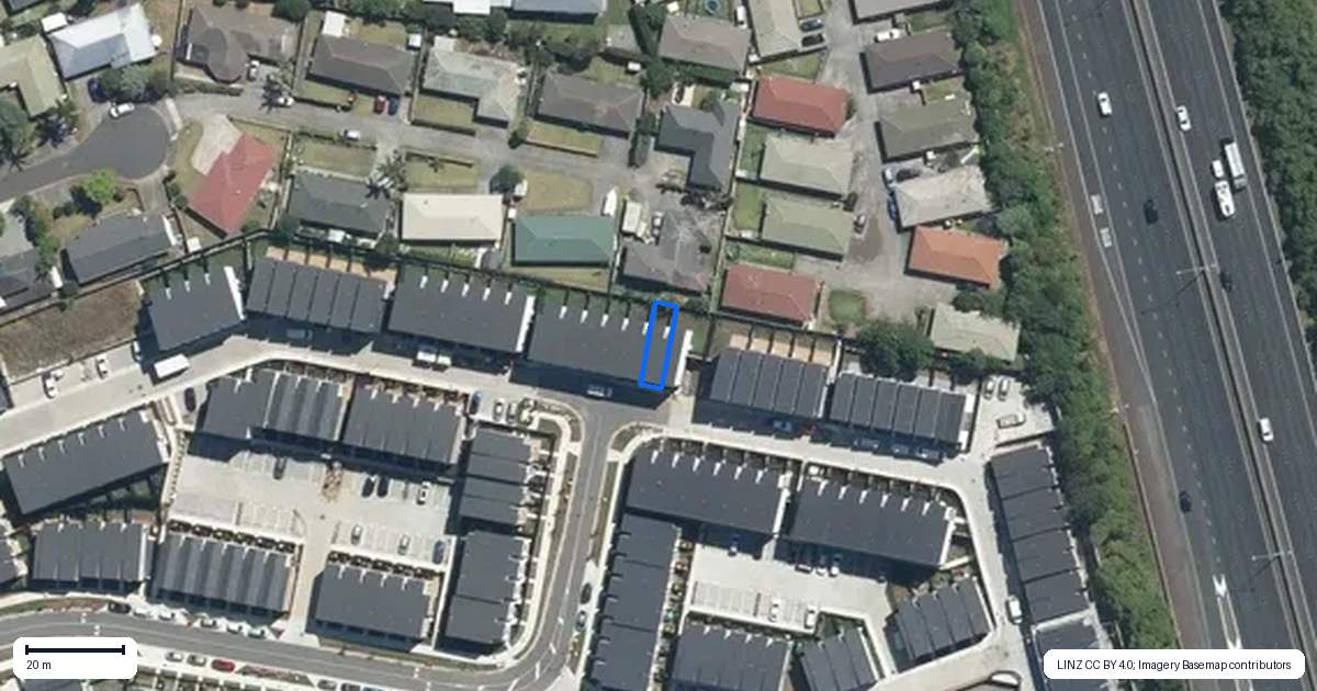Property context map for 76 Tukari Lane, Mangere Bridge, Auckland