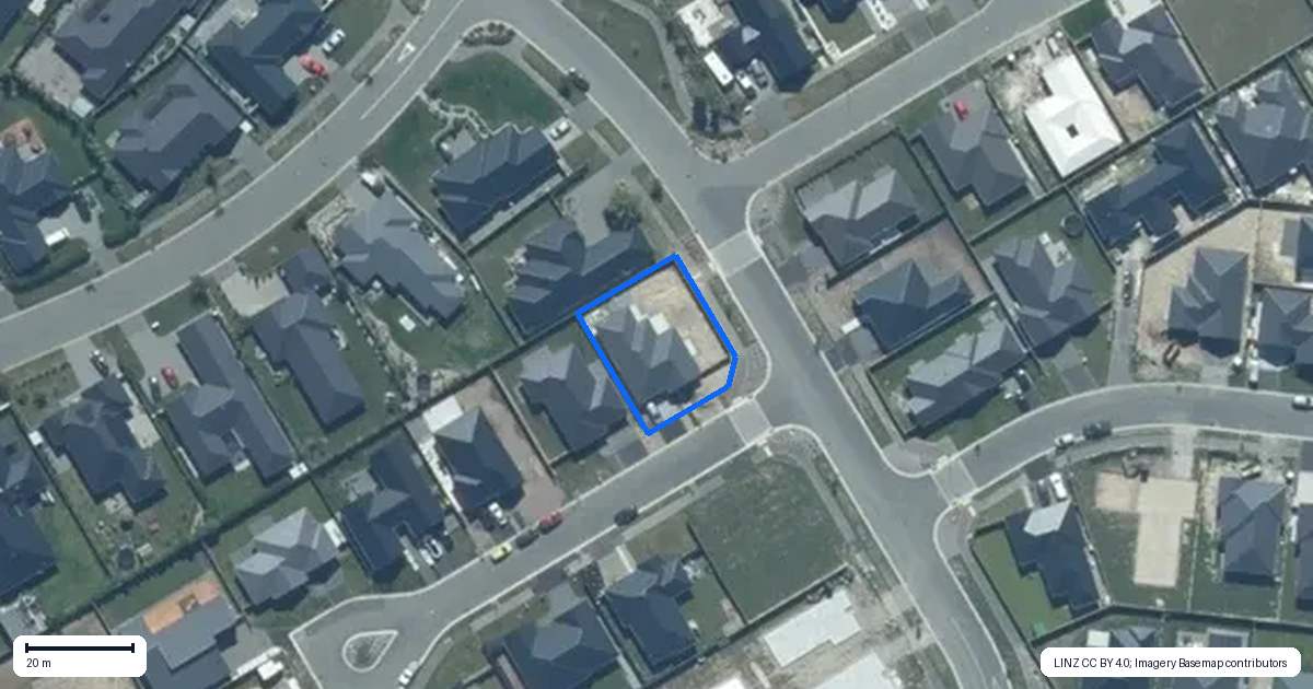 Property context map for 2 Hawk Close, Rolleston