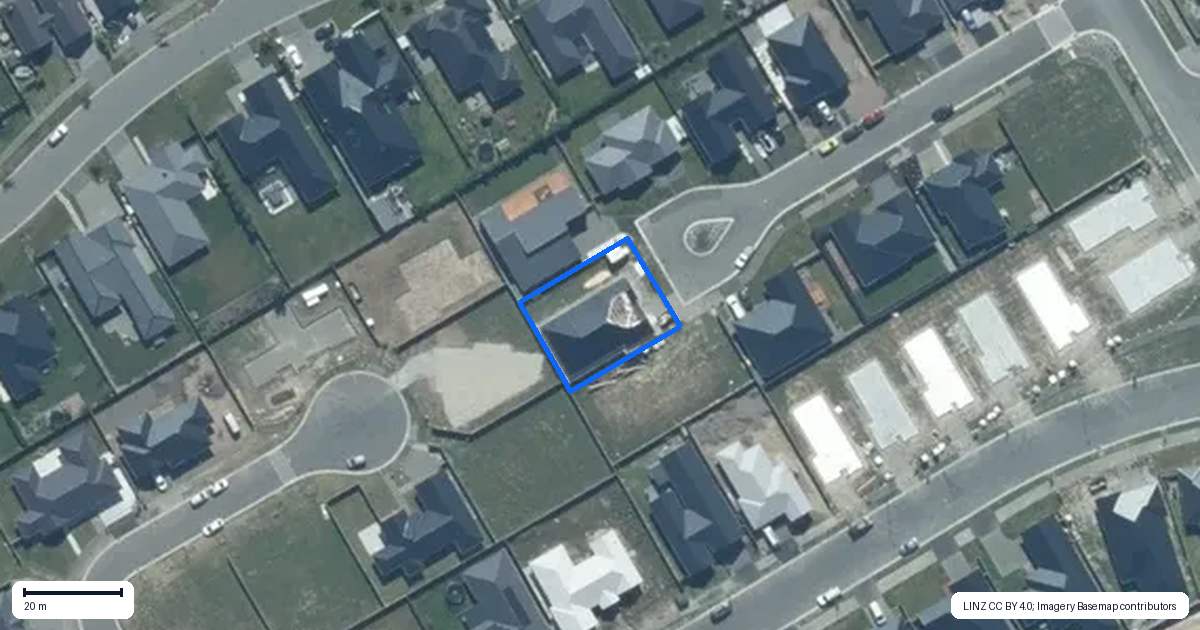 Property context map for 11 Hawk Close, Rolleston