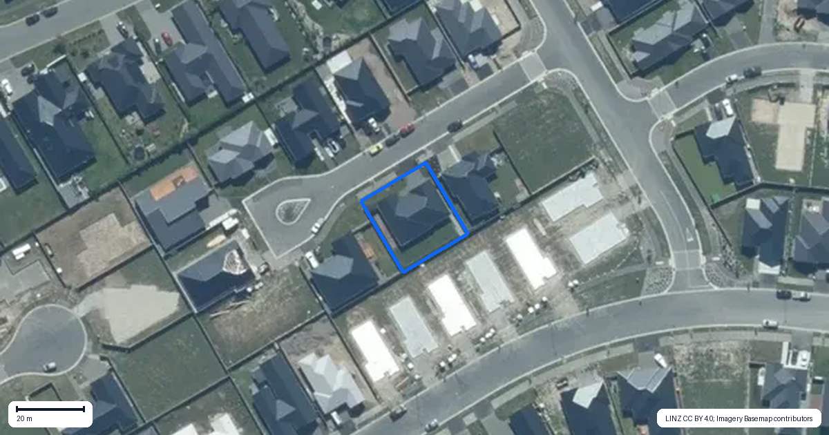 Property context map for 5 Hawk Close, Rolleston