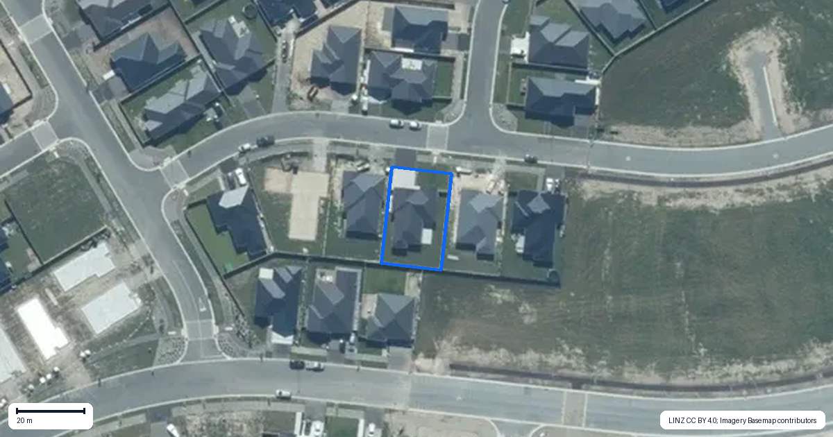 Property context map for 8 Vista Crescent, Rolleston