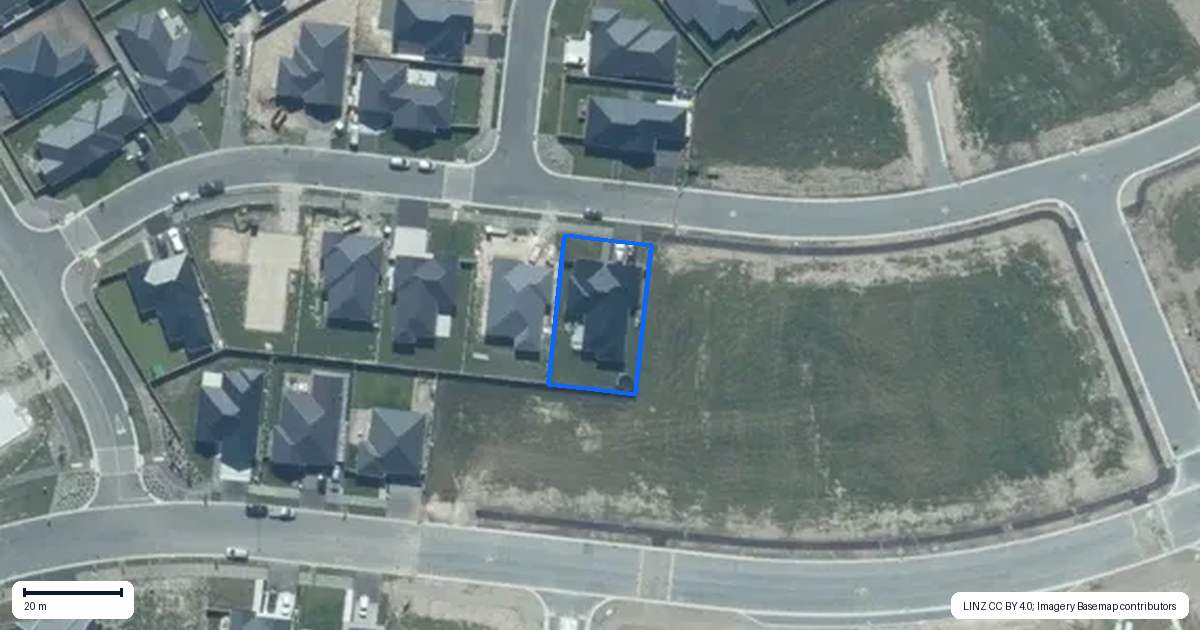 Property context map for 12 Vista Crescent, Rolleston