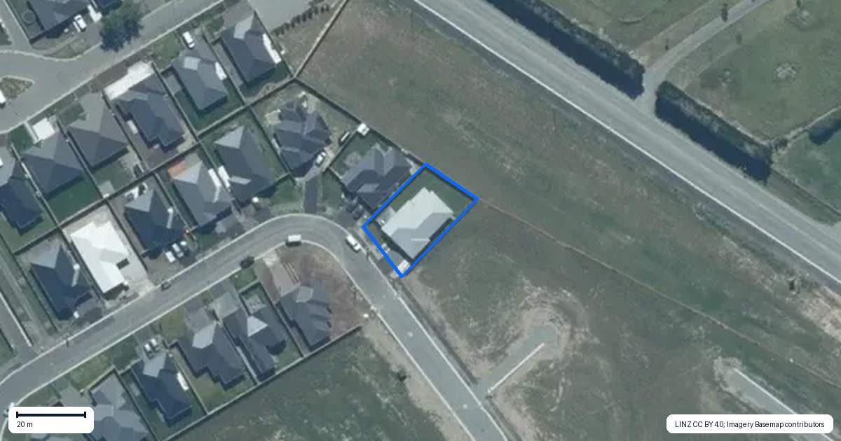 Property context map for 46 Vista Crescent, Rolleston