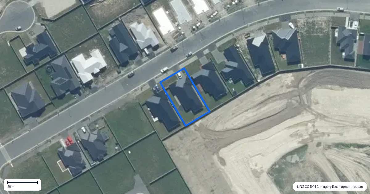 Property context map for 102 Ed Hillary Drive, Rolleston
