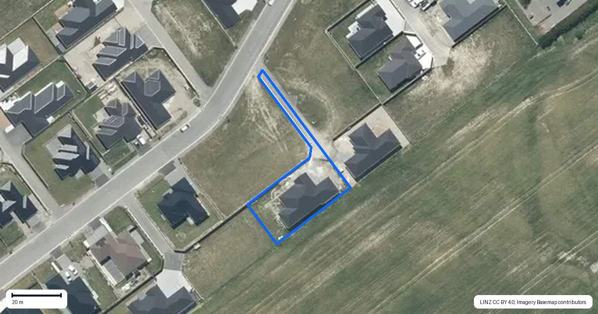 Property context map for 23C Ashbury Drive, Tinwald, Ashburton