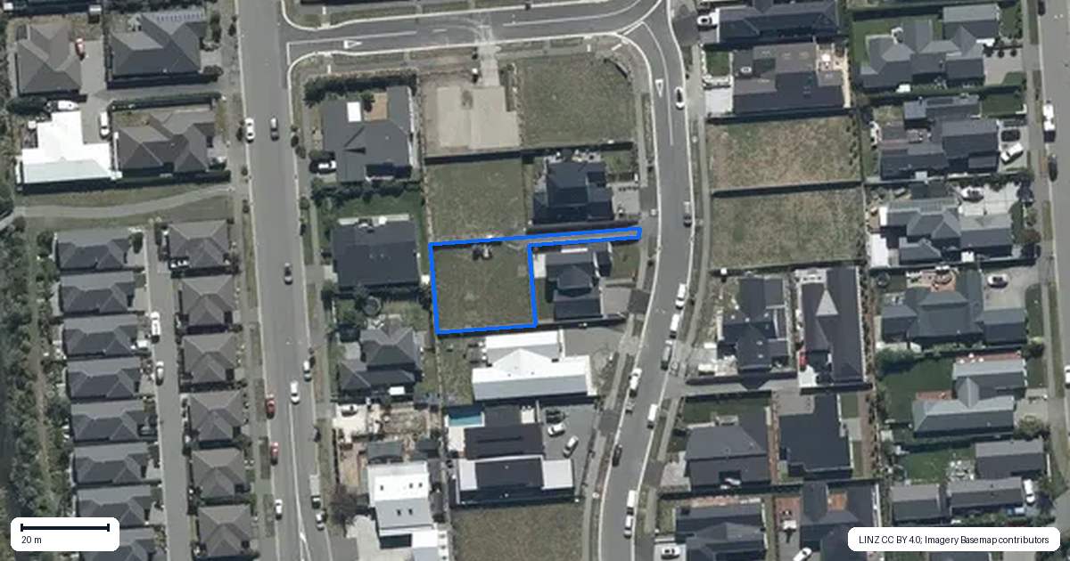 Property context map for 10 Perehia Mews, Marshland, Christchurch