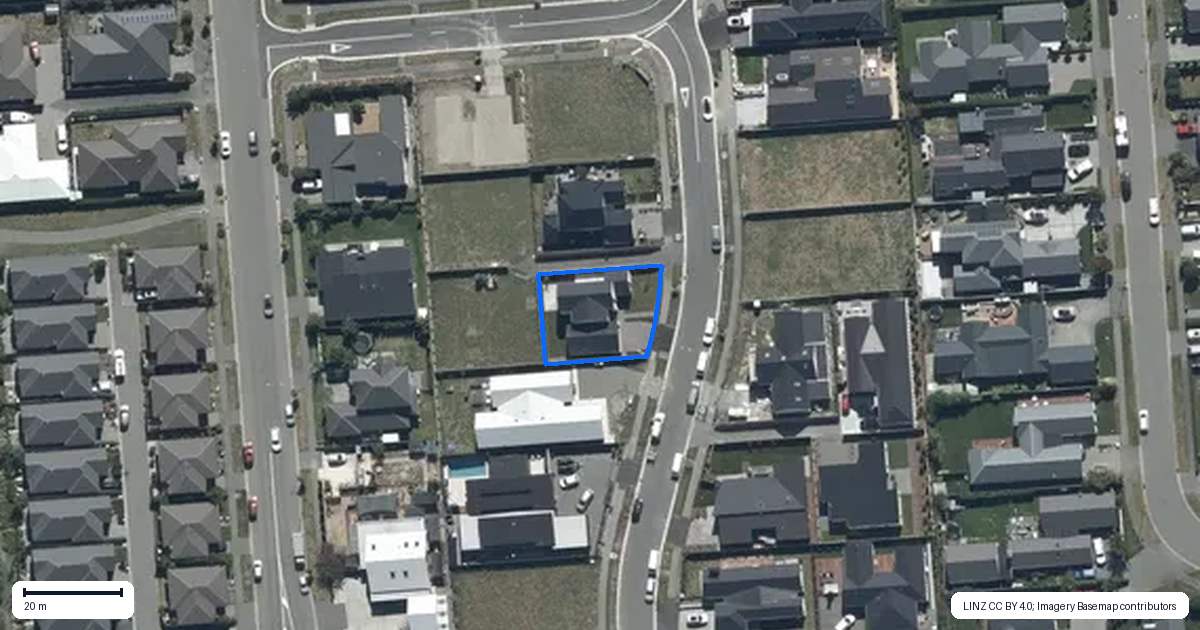 Property context map for 12 Perehia Mews, Marshland, Christchurch